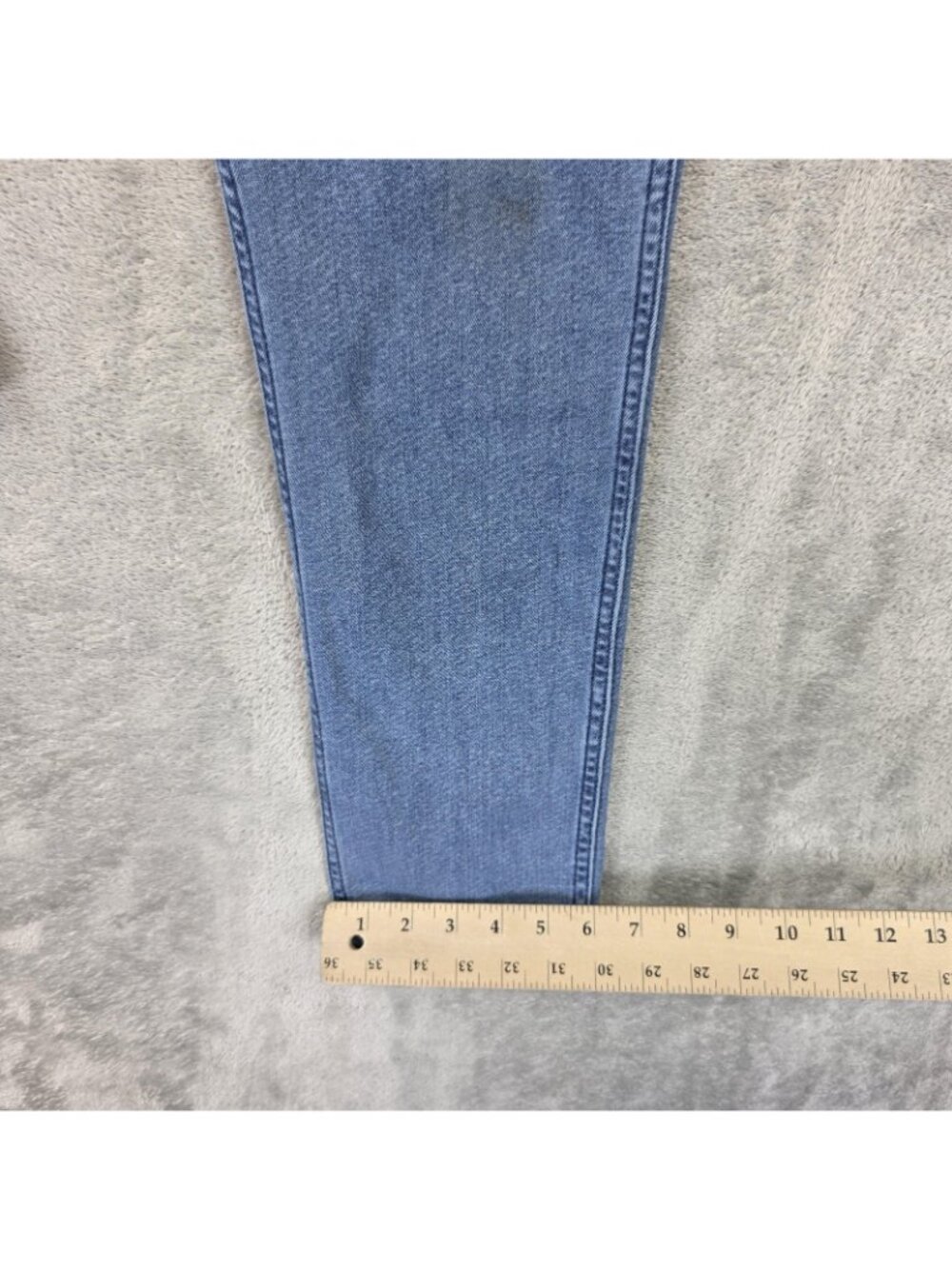 Levis Line 8 Jeans Womens 34 Blue Medium Wash Skinny Slim Stretch Denim Pants - Picture 13 of 13